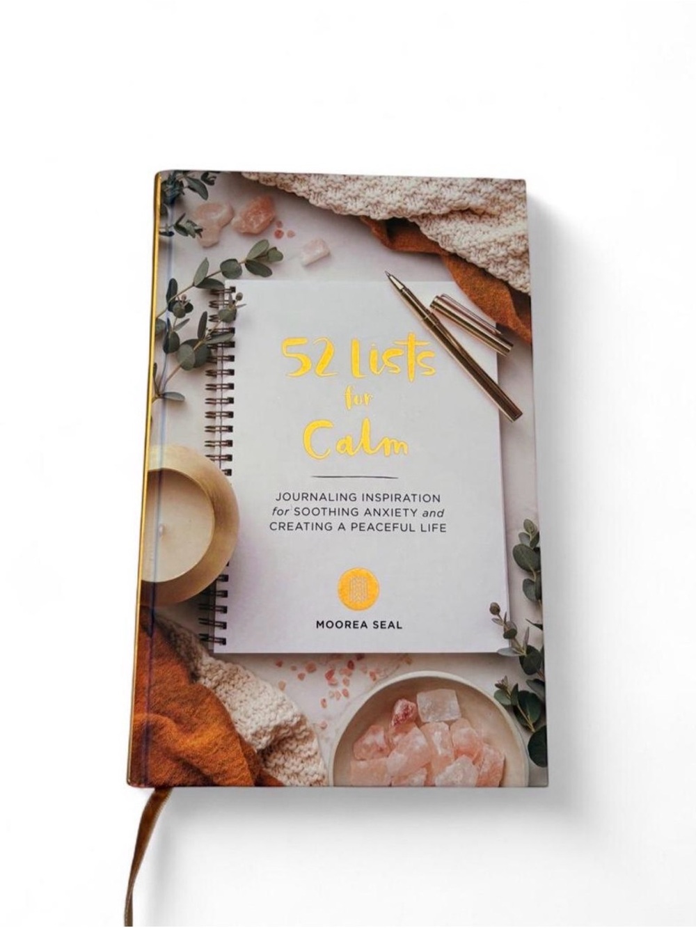 52 Lists for Calm Journal - White & Warm Neutrals